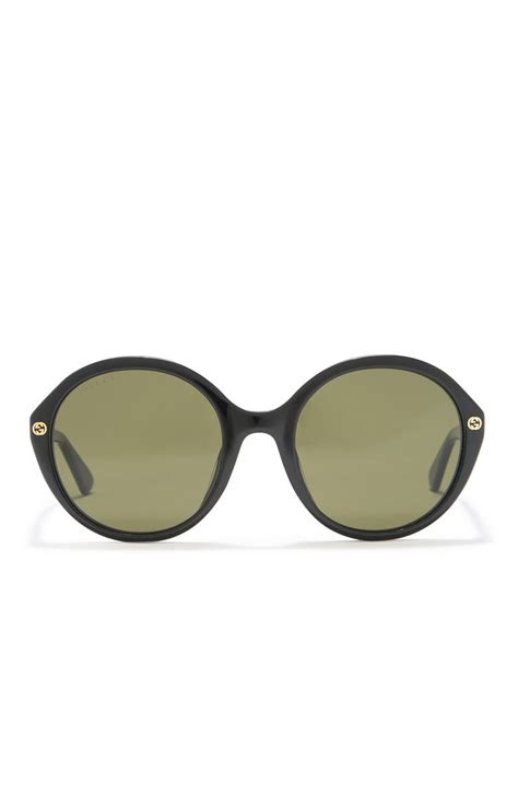 55mm oval sunglasses gucci|Gucci men's square sunglasses black.